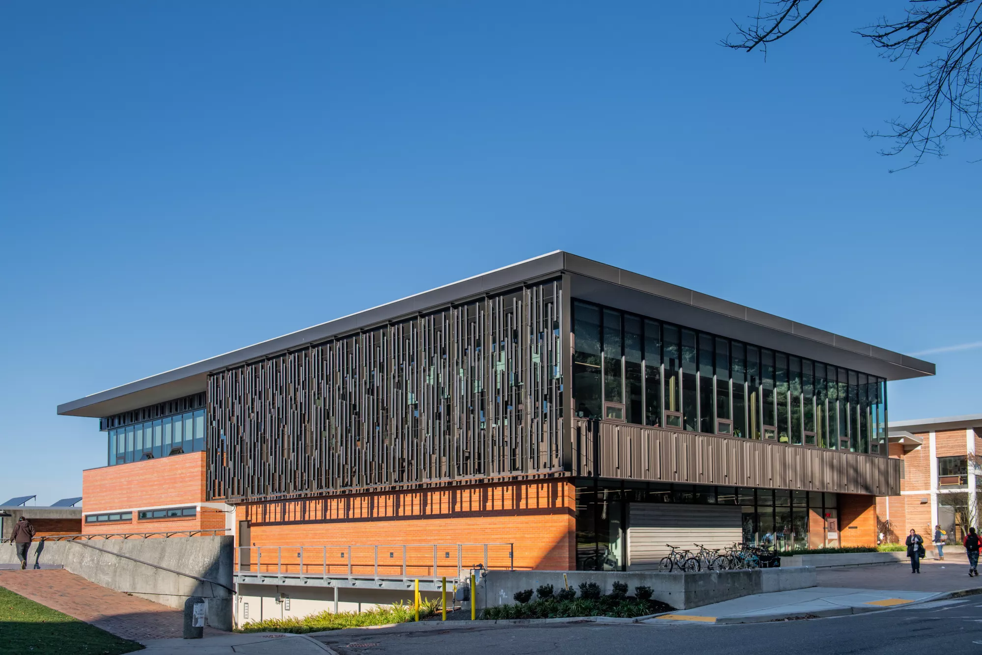 Facade of the Multicultural Center, which sits at the entrance to the Viking Union