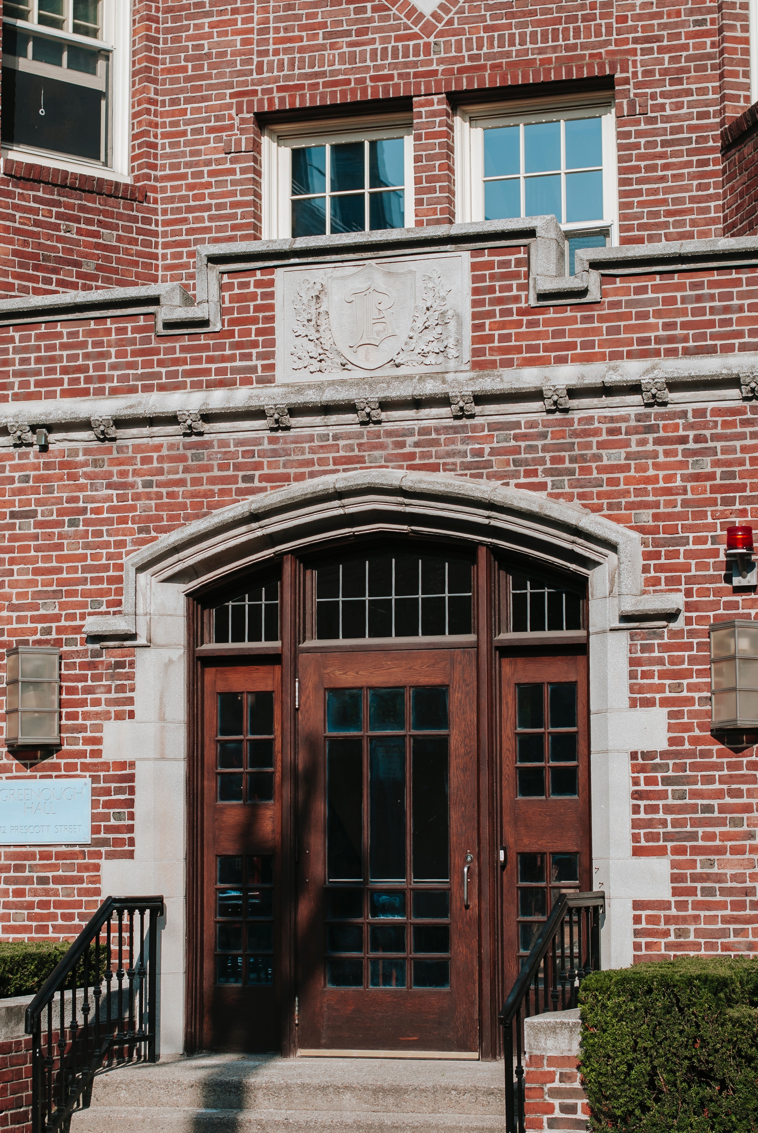 Front door of a school