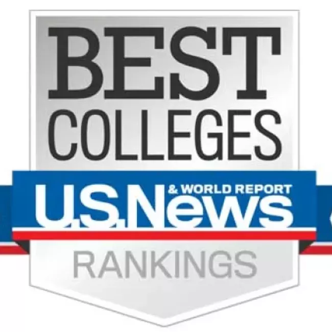 US News and World Report Best Colleges badge